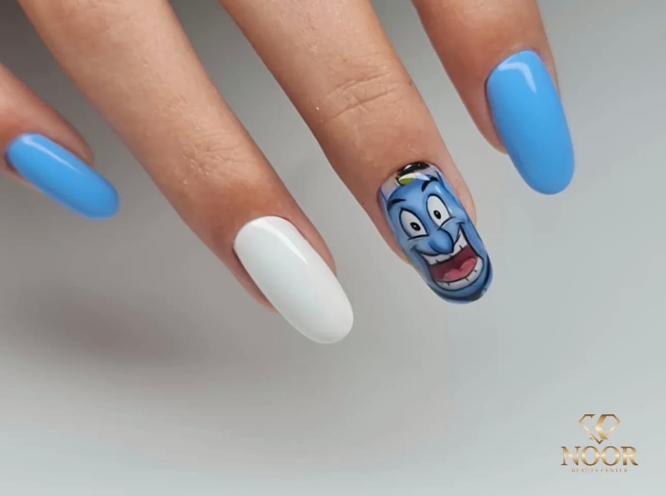 Elegant nude manicure