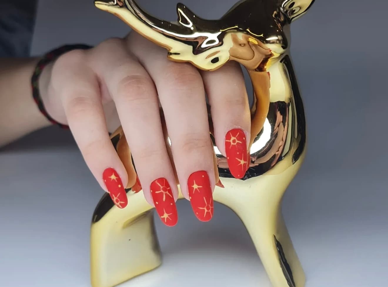 Premium almond nail design